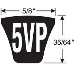 5VP3550 Predator Single Belts