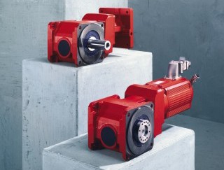 BSF helical-bevel servo gear units