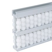 754-607673-1 - 2 Side 2 High With White Pearls