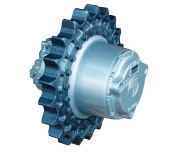 700CK - Track drive with Kayaba axial piston hydraulic motor