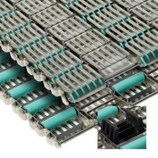 820.04.63 - Fortrex 9227 Stainless Steel MatTop Chain with Positrackâ„¢ Tracking Guides