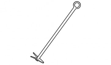 Auger/anchor, 4 x 1,2m/48" 96475068