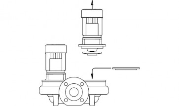 Blanking flange 96495695