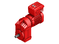 MOVIMOT F series parallel shaft helical gear unit FA57DRS80S4/MM11