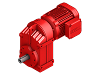 AC motors F series parallel shaft helical gear unit FA107/II2GDEDRE100LC4/3D