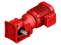 AC motors K series helical-bevel gear unit K167/II2GDEDRE160M4/3D
