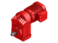 AC gearmotors R series helical gear unit R67DRE100M4