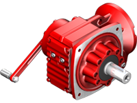 AC gearmotors R series helical gear unit R77DRE100M4