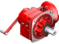 AC gearmotors R series helical gear unit R67DRE100M4