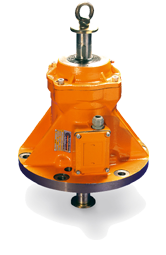 MVB Electric vibrators with top mounting flange