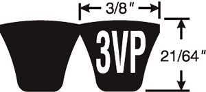 3/3VP530 Predator PowerBand Belts