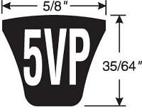 5VP1180 Predator Single Belts