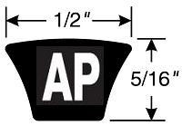 AP85 A PREDATOR SINGLE STRAND BELT Predator Single Belts