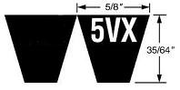 9/5VX1320 Super HC Molded Notch PowerBand Belts