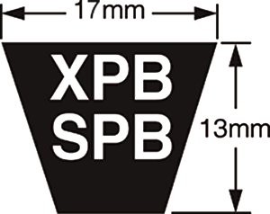 XPB1250 Metric-Power V-Belts