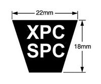 SPC8500 Metric-Power V-Belts