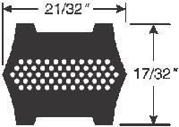 BB136 DUBL V BELT Hi-Power II Dubl-V Belts