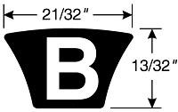 B145 HI-POWER II BELT Hi-Power II Belts
