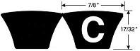 12/C285 HI-POWER II PWRBND BELT Hi-Power II PowerBand V-Belts
