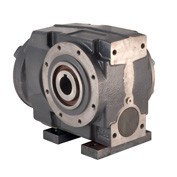 4760704 - 07 Foot Mounted Right Angle Helical Worm Gear Drive