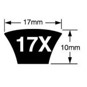 17X1500LI Metric-Power V-Belts