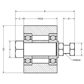 6.50x7.50-IDL-FLAT Flat Idler Pulley