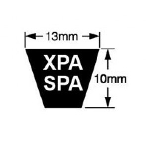 SPA3070 Metric-Power V-Belts